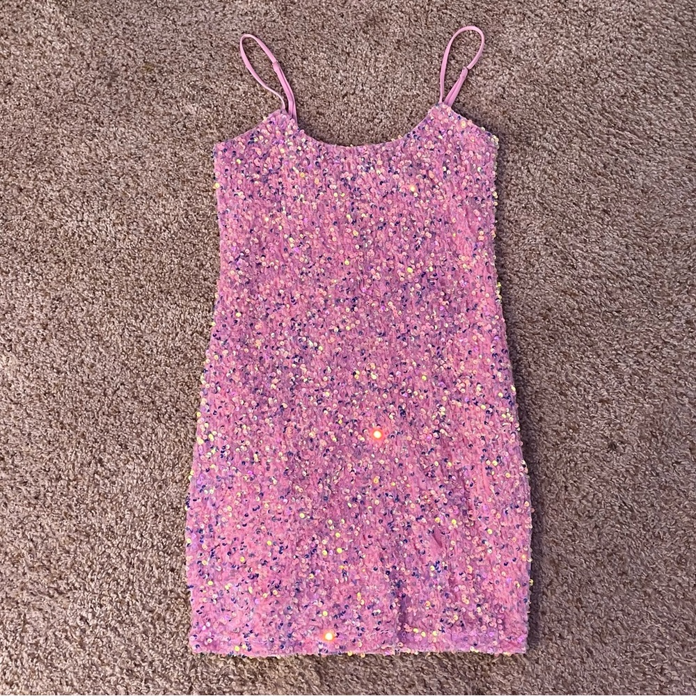 lucy in the sky sequin dress